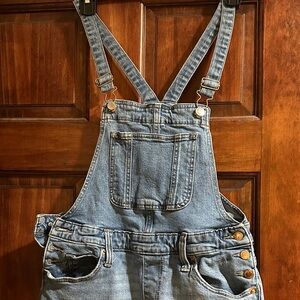 Universal Thread Blue Denim Overalls